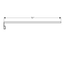 Geberit Lichtleiste für Schublade Länge 73,5cm... GEBERIT-501735000 4022009343083 (Abb. 1)