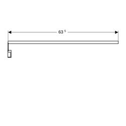 Geberit Lichtleiste für Schublade Länge 63,5cm... GEBERIT-501635000 4022009343076 (Abb. 1)
