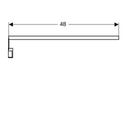 Geberit Lichtleiste für Schublade Länge 48cm... GEBERIT-501480000 4022009343052 (Abb. 1)