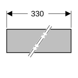 Geberit Dämmstreifen, Breite 7cm, Länge 3,3m... GEBERIT-653009000 4022009177510 (Abb. 1)