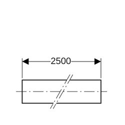 Geberit Systemrohr ML, rund vorgedämmt, 10mm, Außendurchmesser, 25mm, Länge 25m... GEBERIT-619122001 4025416599487 (Abb. 1)