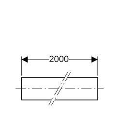 Geberit Systemrohr ML, rund vorgedämmt, 26mm, Außendurchmesser, 20mm, Länge 20m... GEBERIT-619161001 4025416599661 (Abb. 1)