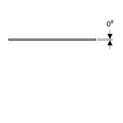 Geberit Xeno2 Glasablage 58x0,8x45cm... GEBERIT-500524001 4025416608530 (Abb. 1)