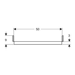 Geberit Traverse für Geberit Duofix Element für Nischenablagebox... GEBERIT-111595001 4025416351627 (Abb. 1)