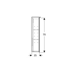 Geberit Option Plus Spiegelschrank, Beleuchtung, 3 Türen, 120x70x17,2cm, CEE 7/4,7/3... GEBERIT-500592001 4025416533986 (Abb. 1)