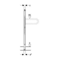 Geberit Duofix Element für Stütz-, Haltegriffe 112cm, für Trockenbau, barrierefrei, ... GEBERIT-111790001 4025416334088 (Abb. 1)