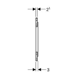 Geberit Duofix Montageplatte universell 35x50cm, für Trockenbau... GEBERIT-111859001 4025416334309 (Abb. 1)