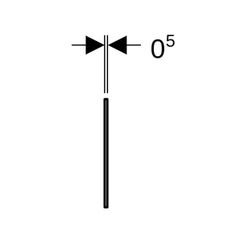 Geberit Schallschutzset für Waschtisch, groß... GEBERIT-156054001 4025416090441 (Abb. 1)