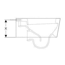 Geberit Abstützungsset für WC-Keramiken mit kleiner Auflagefläche, 2 Stück... GEBERIT-111847001 4025416846260 (Abb. 1)