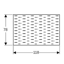 Geberit Isol Flex Schalldämmmatte selbstklebend Länge 118cm, Breite 78cm... GEBERIT-356016001 4025416440635 (Abb. 1)