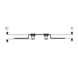 Geberit PushFit Anschlusswinkel 90 Grad vormontiert, zweifach, d 20mm, Rotguss... GEBERIT-651289001 4025416957966 (Abb. 1)