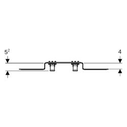 Geberit PushFit Anschlusswinkel 90 Grad vormontiert, zweifach, Messing d 20mm, Messi... GEBERIT-651299001 4025416719304 (Abb. 1)