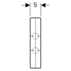 Geberit Mepla Kreuzungs-T-Stück mit Dämmbox, CW617N, D 26mm, D1 16mm, D2 26mm... GEBERIT-613314005 4025416678816 (Abb. 1)