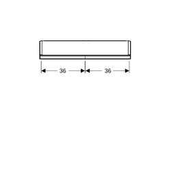 Geberit ONE Spiegelschrank mit ComfortLight, 2 Türen, AP-Montage, Höhe 90cm B 75cm, ... GEBERIT-505812002 4025410935120 (Abb. 1)