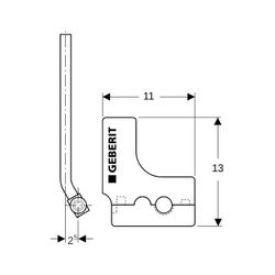 Geberit Mepla Metallrohr-Anschluss-T-Stück, Dämmbox, Anschlussverschraubung für Euro... GEBERIT-612362227 4025410584694 (Abb. 1)