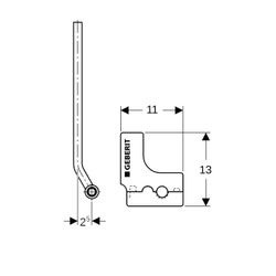 Geberit Mapress Metallrohr-Anschluss-T-Stück mit Dämmbox Anschlussver. für Eurokonus Kup... GEBERIT-63127 4025410585233 (Abb. 1)