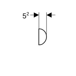 Geberit Kopfstütze universell, Mattgrau... GEBERIT-554904001 4025410590664 (Abb. 1)