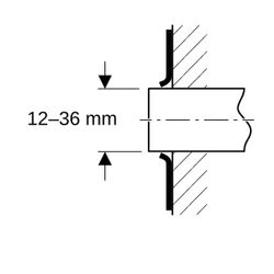 Geberit Abdichtscheibe für Anschlüsse... GEBERIT-601812001 4025416218272 (Abb. 1)