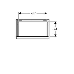 Geberit iCon Unterschrank für Handwaschbecken, 1 Schublade 53x41,5cm, Weiß, lackiert... GEBERIT-502302013 4025410941213 (Abb. 1)
