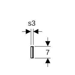 Geberit Dämmbandage aus PE, 300007002... GEBERIT-300007002 4025416111054 (Abb. 1)