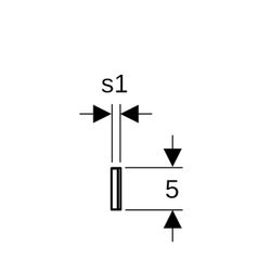 Geberit Dichtbandage IIR, Breite 5cm, Länge 12,5m... GEBERIT-601815001 4025416253853 (Abb. 1)