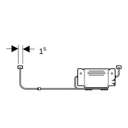Geberit Lichtleiste für Schublade, links, rechts, Länge 35cm... GEBERIT-502031001 4025410946058 (Abb. 1)