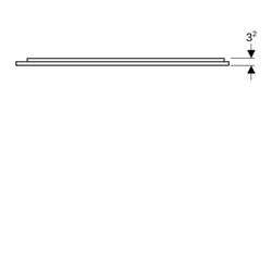 Geberit Option Plus Square Lichtspiegel, direkte, indirekte Beleuchtung, 90x70x3,5cm... GEBERIT-502783001 4025410060013 (Abb. 1)