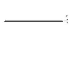 Geberit Option Basic Square Lichtspiegel Beleuchtung oben, 140x70x3cm, Aluminium elo... GEBERIT-502811001 4025410060242 (Abb. 1)