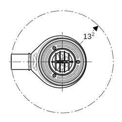 Geberit Duschwannenablauf, Ablaufkappe Sperrwasserhöhe 30mm Abgang aus PP d 40mm Hoc... GEBERIT-150582211 4025416633846 (Abb. 1)