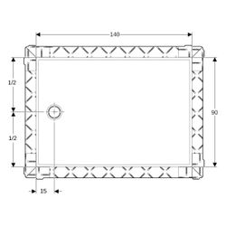 Geberit Setaplano Duschfläche rechteckig 140x90cm... GEBERIT-154275111 4025416545415 (Abb. 1)