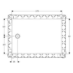 Geberit Setaplano Duschfläche rechteckig 170x80cm... GEBERIT-154269111 4025410770691 (Abb. 1)