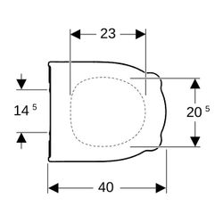 Geberit Bambini WC-Sitz für Kinder EasyMount ohne Absenkautomatik, Ozeanblau... GEBERIT-502969SX1 4025410122827 (Abb. 1)