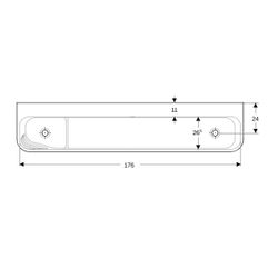 Geberit Bambini Spiel-/Waschlandschaft, 4 Waschplätze, tieferes Becken rechts B 180c... GEBERIT-502978002 4064746000867 (Abb. 1)