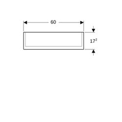 Geberit Option Plus Spiegelschrank, Beleuchtung, 2 Türen, 60x70x17,2cm, CEE 7/4,7/3,... GEBERIT-500593001 4025416533993 (Abb. 1)