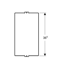 Geberit Ablagefach innen 36,9x19,8x4cm, Lava... GEBERIT-503017001 4064746013034 (Abb. 1)