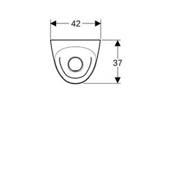 Geberit Tamina Urinal wasserlos, Weiß... GEBERIT-116141001 4025416696025 (Abb. 1)