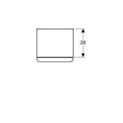 Geberit Smyle Square Seitenschrank, 1 Tür, 36x60x32,6cm, Weiß lackiert hochglänzend,... GEBERIT-500360001 4025416431480 (Abb. 1)