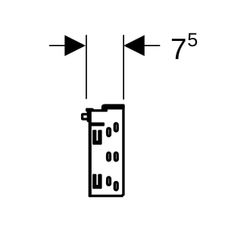 Geberit Duofix Traverse für Elementbefestigung, Ständerabstand ab 60cm, Nennbreite 1... GEBERIT-111045001 4025410946553 (Abb. 1)