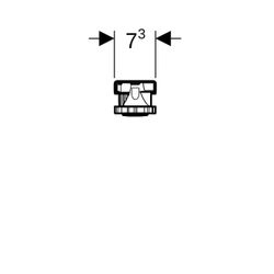 Geberit Set Füße und 4 Traversen, für Duschwannen aus Steinharz, ab 140cm 70x6,2–12c... GEBERIT-554959001 4025410750082 (Abb. 1)