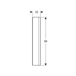 Geberit ONE Spiegelschrank mit Nische und ComfortLight, 1 Tür links, AP-Montage, H 9... GEBERIT-505830002 4025410520371 (Abb. 1)