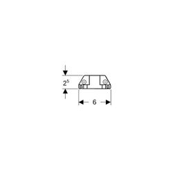 Geberit Steckdosenelement mit ComfortLight-Modul für Unterschränke mit Breite 75–90c... GEBERIT-505093002 4025410630780 (Abb. 1)