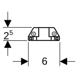 Geberit Steckdosenelement mit ComfortLight-Modul für Unterschränke mit Breite 105-12... GEBERIT-505095002 4025410630827 (Abb. 1)