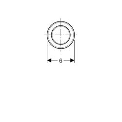 Geberit WC-Steuerung elektronisch Netzbetrieb, 2-Mengen-Auslösung, mit Typ 10 IR-Tas... GEBERIT-115936146 4025410058461 (Abb. 1)