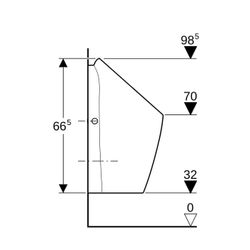 Geberit Preda Urinal wasserlos, Weiß... GEBERIT-116071001 4025416529798 (Abb. 1)