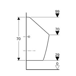 Geberit Selva Urinal wasserlos, Weiß... GEBERIT-116081001 4025416530138 (Abb. 1)