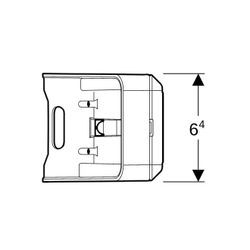 Geberit Steckdosenelement für Geberit ONE Spiegelschrank... GEBERIT-502669001 4025410733054 (Abb. 1)