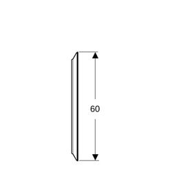 Geberit Option Round Lichtspiegel mit direkter und indirekter Beleuchtung 60x60cm, D... GEBERIT-502797001 4025410060129 (Abb. 1)