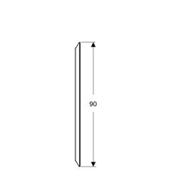 Geberit Option Round Lichtspiegel mit direkter und indirekter Beleuchtung 90x90cm, D... GEBERIT-502799001 4025410060143 (Abb. 1)
