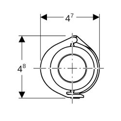 Geberit FlowFit Manschette d 25mm, 619722001... GEBERIT-619722001 4025416603047 (Abb. 1)