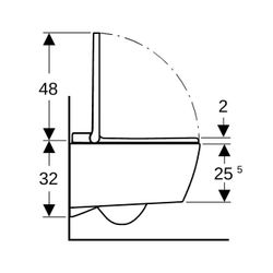 Geberit AquaClean Sela Square WC-Komplettanlage Wand-WC, Weiß... GEBERIT-146250011 4025410103185 (Abb. 1)